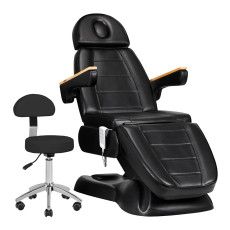 Elektriskais kosmētikas krēsls SILLON Lux 273b + krēsls 304 Black