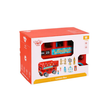 Tooky Toy Wooden Toy London Bus (41729)