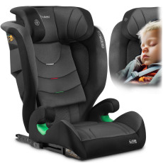 Fotelik samochodowy Nukido Louis Soft czarno-szary 15-36 kg ISOFIX