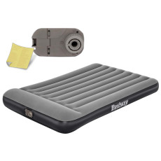 Materac dmuchany 191x137x30 cm z wbudowaną pompką elektryczną Bestway 67462