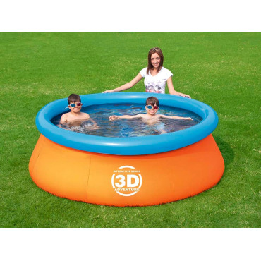 Basen rozporowy Przygoda 3D 213 x 66 cm Bestway 57244