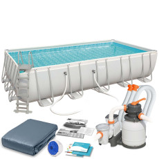 Basen stelażowy ogrodowy 671x366x132 BESTWAY 11w1