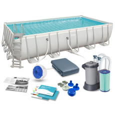 Basen stelażowy ogrodowy 671x366x132 BESTWAY 12w1