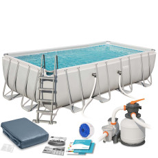 Basen stelażowy ogrodowy 549 x 274 x 122 cm 12w1 Bestway 56466
