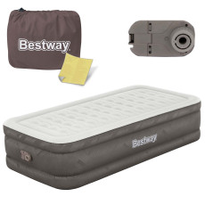 Materac dmuchany 191x97x46 cm z wbudowaną pompką elektryczną Bestway 69048