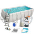 Basen stelażowy ogrodowy 412 x 201 x 122 cm 11w1 Bestway 56457