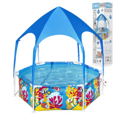Basen stelażowy dla dzieci z daszkiem 183 x 51 cm Bestway 5618T