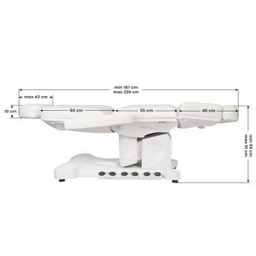 Эксклюзивное косметологическое кресло Azzurro 708B White Эксклюзивное косметологическое кресло Azzurro 708B White