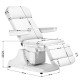 Косметологическое кресло Azzurro 891 White