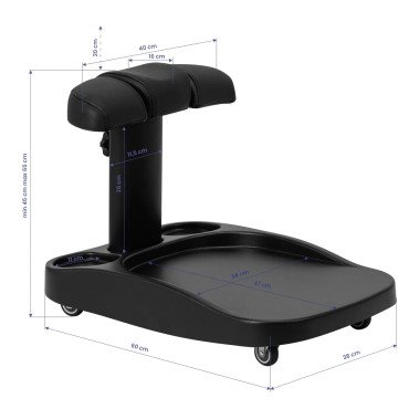 Kāju balsts Azzurro Black