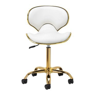 Косметический стул Q-4599G White Косметический стул Q-4599G White