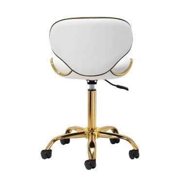 Косметический стул Q-4599G White Косметический стул Q-4599G White