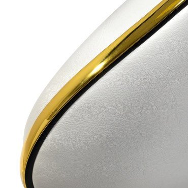 Косметический стул Q-4599G White Косметический стул Q-4599G White