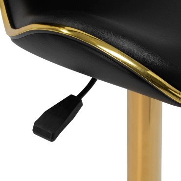 Косметический стул Q-4599G Black Косметический стул Q-4599G Black
