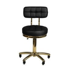 Косметический табурет AM-961 Gold Black