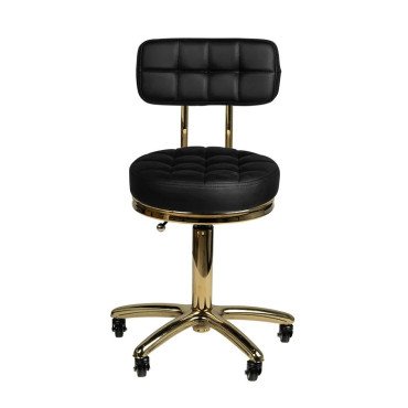 Косметический табурет AM-961 Gold Black