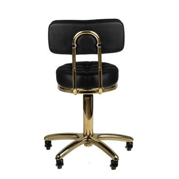 Косметический табурет AM-961 Gold Black