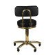Косметический табурет AM-961 Gold Black