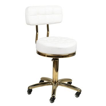 Косметологическое кресло AM-961 Gold White