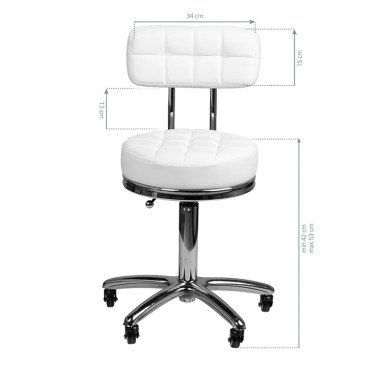 Косметологическое кресло AM-877 White