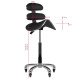 Высокий косметический стул Roll Speed ​​AM-880 Black