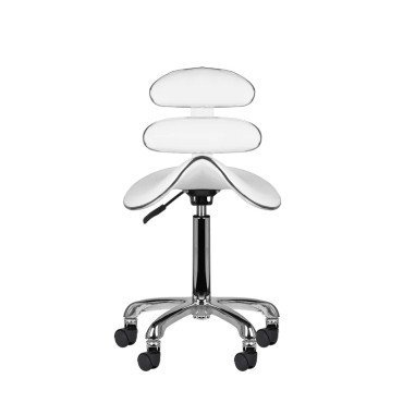 Высокий косметический стул Roll Speed ​​AM-880 White