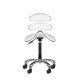 Высокий косметический стул Roll Speed ​​AM-880 White