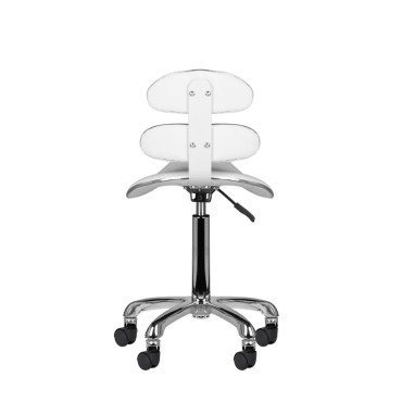 Высокий косметический стул Roll Speed ​​AM-880 White