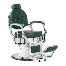 Парикмахерское кресло Gabbiano President Green Chrome