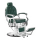 Friziera krēsls Gabbiano President Green Chrome