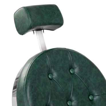 Friziera krēsls Gabbiano President Green Chrome