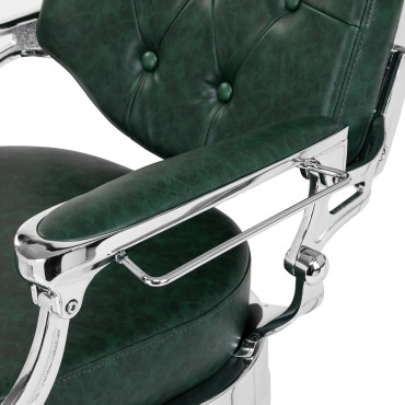 Friziera krēsls Gabbiano President Green Chrome