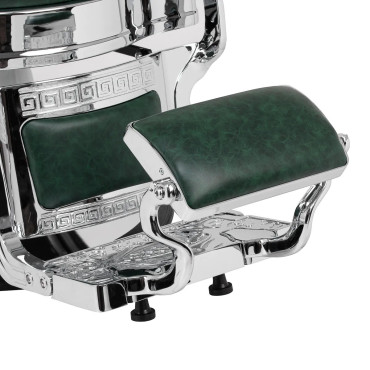 Friziera krēsls Gabbiano President Green Chrome