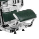 Friziera krēsls Gabbiano President Green Chrome