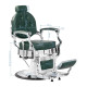 Friziera krēsls Gabbiano President Green Chrome