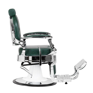 Friziera krēsls Gabbiano President Green Chrome