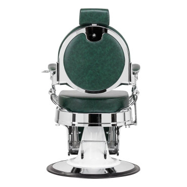 Friziera krēsls Gabbiano President Green Chrome