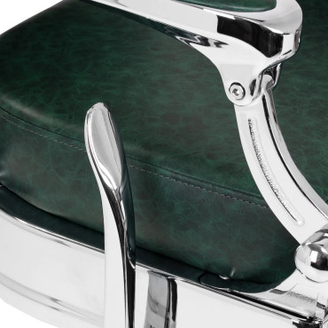 Friziera krēsls Gabbiano President Green Chrome