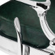 Friziera krēsls Gabbiano President Green Chrome