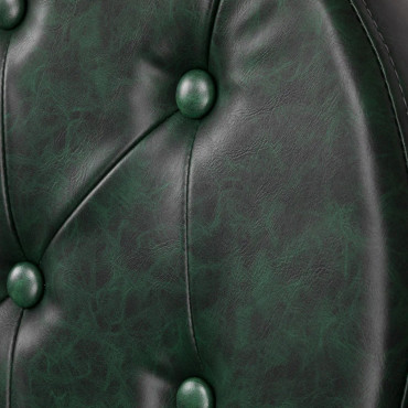 Friziera krēsls Gabbiano President Green Chrome