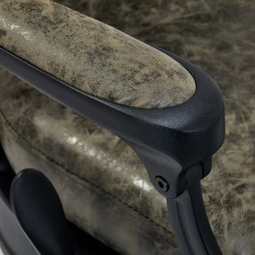Парикмахерское кресло Gabbiano President Old Leather Green