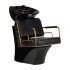 Мойка с креслом Gabbiano Prato Gold Black