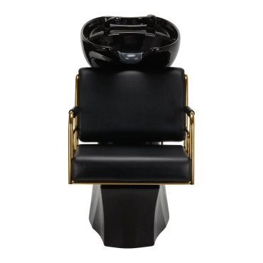 Мойка с креслом Gabbiano Prato Gold Black