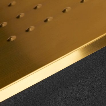 Мойка с креслом Gabbiano Emma Black Gold