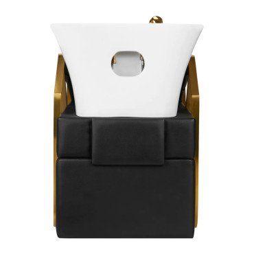 Мойка с креслом Gabbiano Emma Black Gold