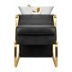Мойка с креслом Gabbiano Emma Black Gold