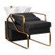 Мойка с креслом Gabbiano Emma Black Gold