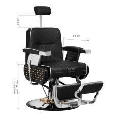 Парикмахерское кресло Gabbiano Livio Black
