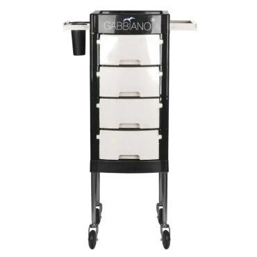 Friziera ratiņi Gabbiano FT65-1 Black White