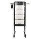 Friziera ratiņi Gabbiano FT65-1 Black White